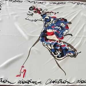 Christian Lacroix Vintage 100% Silk Scarf